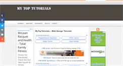 Desktop Screenshot of mytoptutorials.com